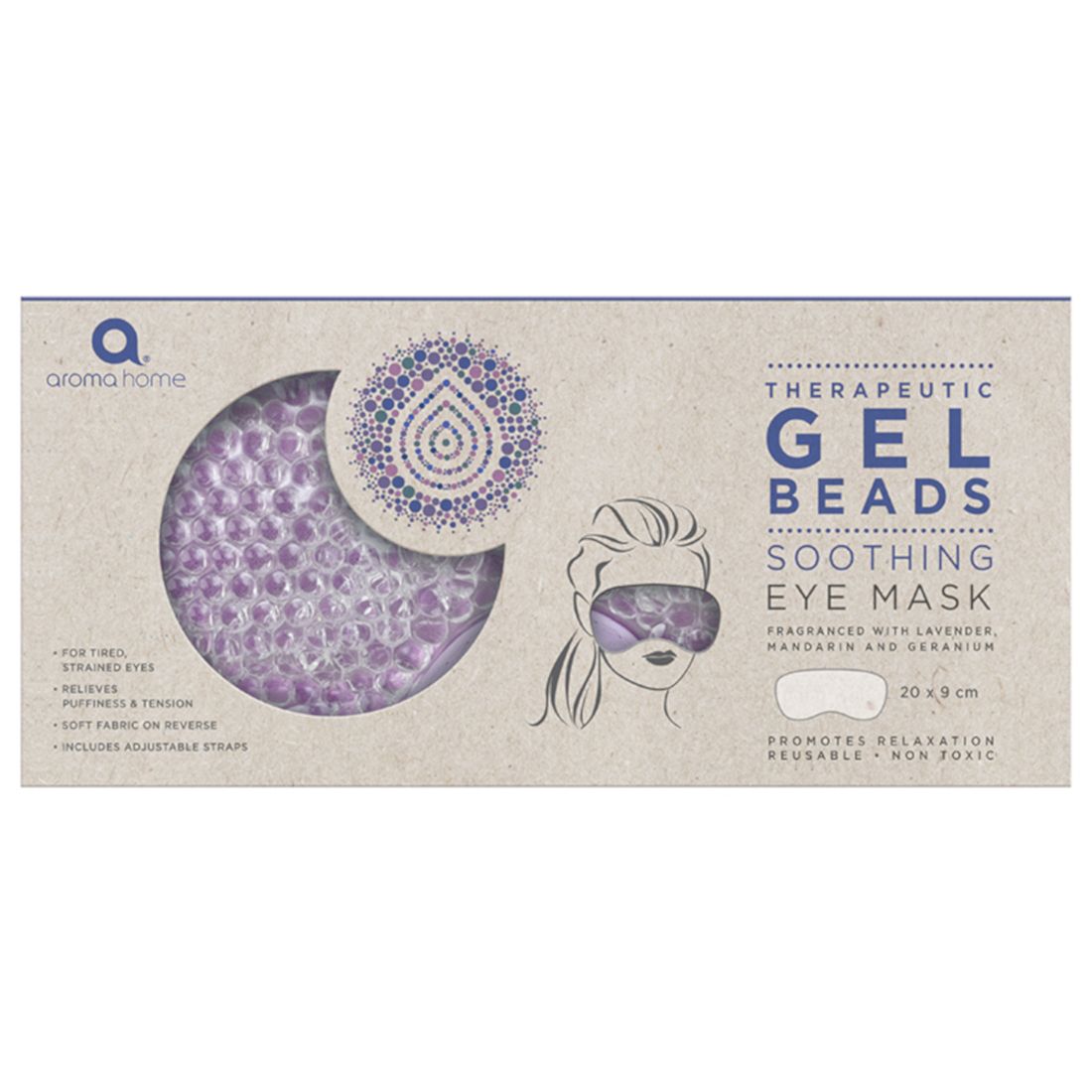 Therapeutic Gel Bead Cooling Eye Mask