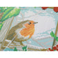 Craft Buddy Full Crystal Mounted Crystal Art Kit 30cm x 30cm - Robin At The Fence