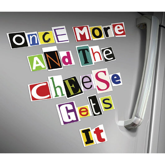 Ransom Note Novelty Fridge Magnets