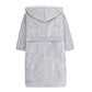 Childrens Frosted Grey Robe with Snuggle Trim ~ 7-13 years