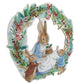 Craft Buddy Crystal Art 30cm Wreath Kit - Peter's Pudding - Peter Rabbit - Christmas