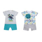Baby Dinosaur Faux Top and Shorts Romper