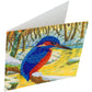 Craft Buddy 18x18cm DIY Crystal Card Kit - Kingfisher