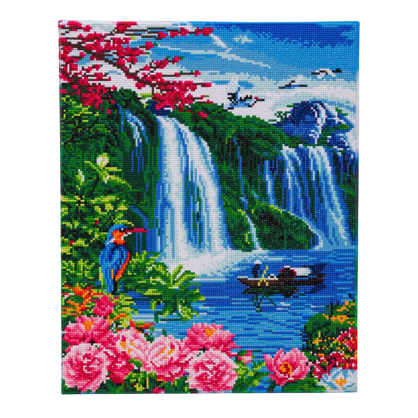 Craft Buddy Full Crystal Mounted Crystal Art Kit 40cm x 50cm - Wonderful Waterfall