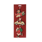 Set of 3 Wooden Hanging Tree Decorations