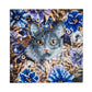 Craft Buddy 18x18cm DIY Crystal Card Kit ~ Cat & Flowers